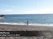 Nudist Wife at Beach