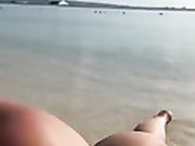 Mature blowjob at the beach